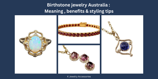 Birthstone jewelry Australia : Meaning , benefits & styling tips - K Jewelry Accessories