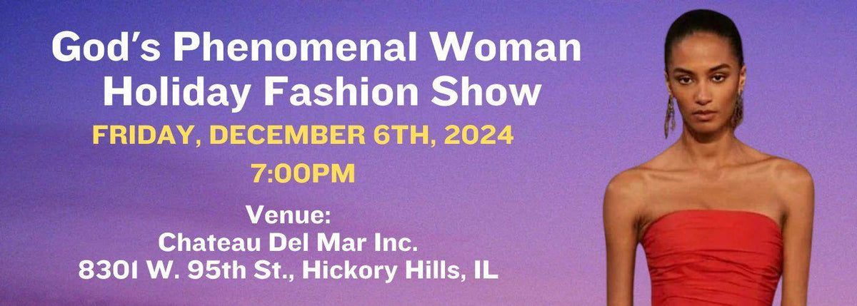 God's Phenomenal Woman HOLIDAY FASHION SHOW 2024 - K Jewelry Accessories