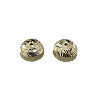 10 MM 18k Gold Half Round Bead - K Jewelry Accessories