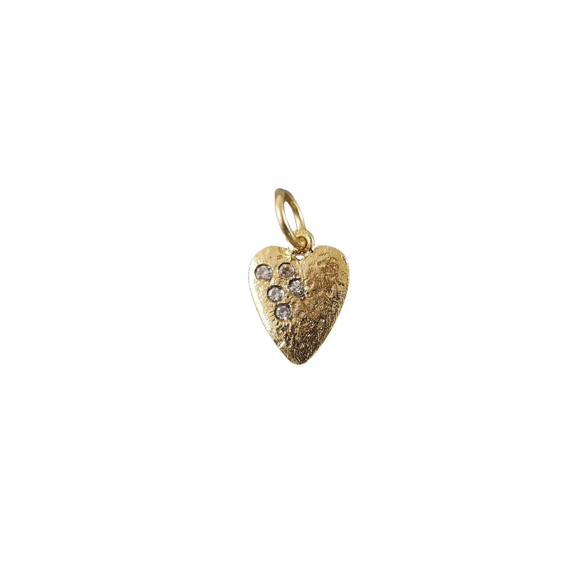 14k Gold heart Diamond Pendant Beautiful Charm - K Jewelry Accessories