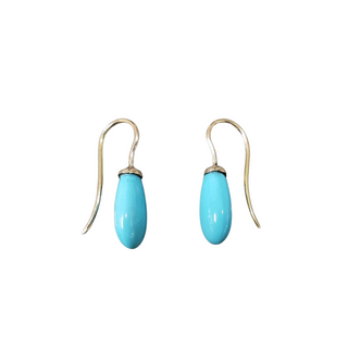 December Birthstone Earrings for Women - Turquoise Blue Drop Jewelry For Month Of December