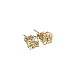 14k Gold Dainty Aquamarine Earrings Studs - K Jewelry Accessories