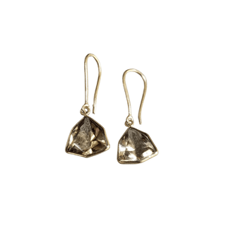 14k Gold Champagne Quartz Earrings - K Jewelry Accessories