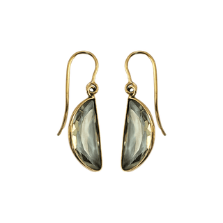 14k Green Amethyst Gold Earrings - K Jewelry Accessories