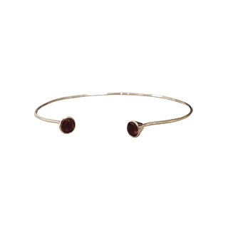 14k Gold Dainty Tourmaline Bracelet Cuff Design - K Jewelry Accessories