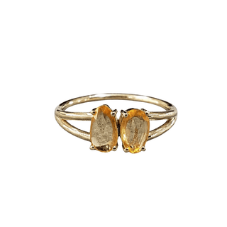 14k Gold Yellow Sapphire Ring - K Jewelry Accessories