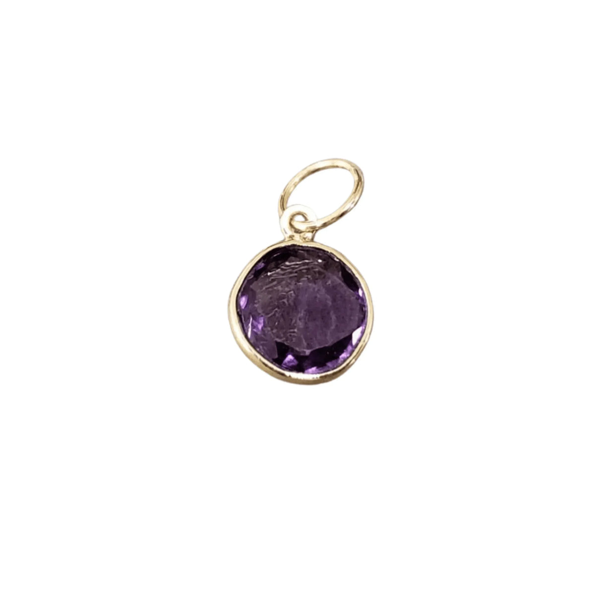 14k Amethyst Pendant Gold Elegant - K Jewelry Accessories