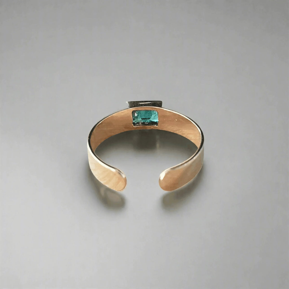 14k Gold Zambian Emerald Adjustable Ring - K Jewelry Accessories