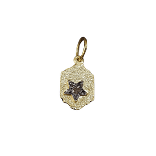 14k Gold Floral Diamond Pendant - K Jewelry Accessories