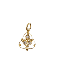 18k Gold Diamond Pendant - K Jewelry Accessories