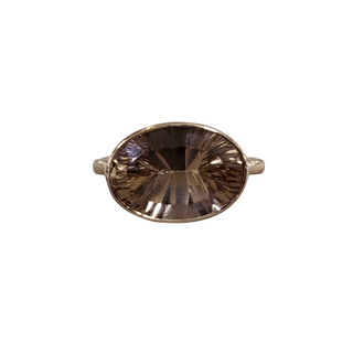 18k Gold Champagne Quartz Ring - K Jewelry Accessories