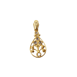 18k Gold Diamond Pendant - K Jewelry Accessories