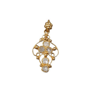 18k Gold Diamond Pendant - K Jewelry Accessories