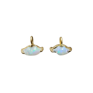 18k Gold Ethiopian Opal Lips Charm - K Jewelry Accessories