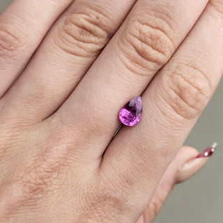 1.66 ct. Natural Pink Sapphire Pear Shape -#PS35
