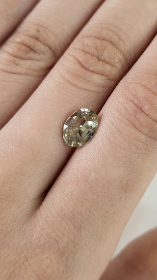 2.0 ct. Natural Yellowish Green Alexandrite Cushion Shape -#AX2