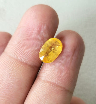 4.20 ct. Natural Yellow Sapphire Oval Shape -#YS18