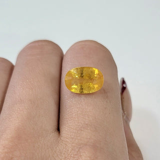 4.20 ct. Natural Yellow Sapphire Oval Shape -#YS18