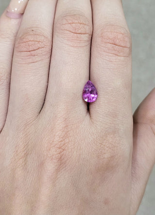 1.66 ct. Natural Pink Sapphire Pear Shape -#PS35