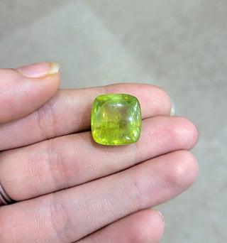 17.96 ct. Natural Green Sphene Suger loaf Shape - #SE1