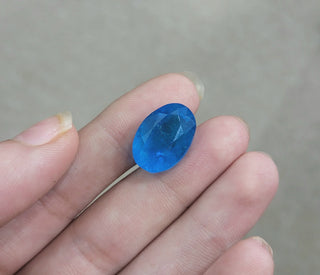 13.10 ct Natural Neon Apatite Oval shape - #AP38