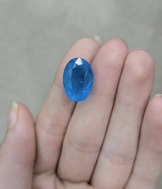 13.10 ct Natural Neon Apatite Oval shape - #AP38