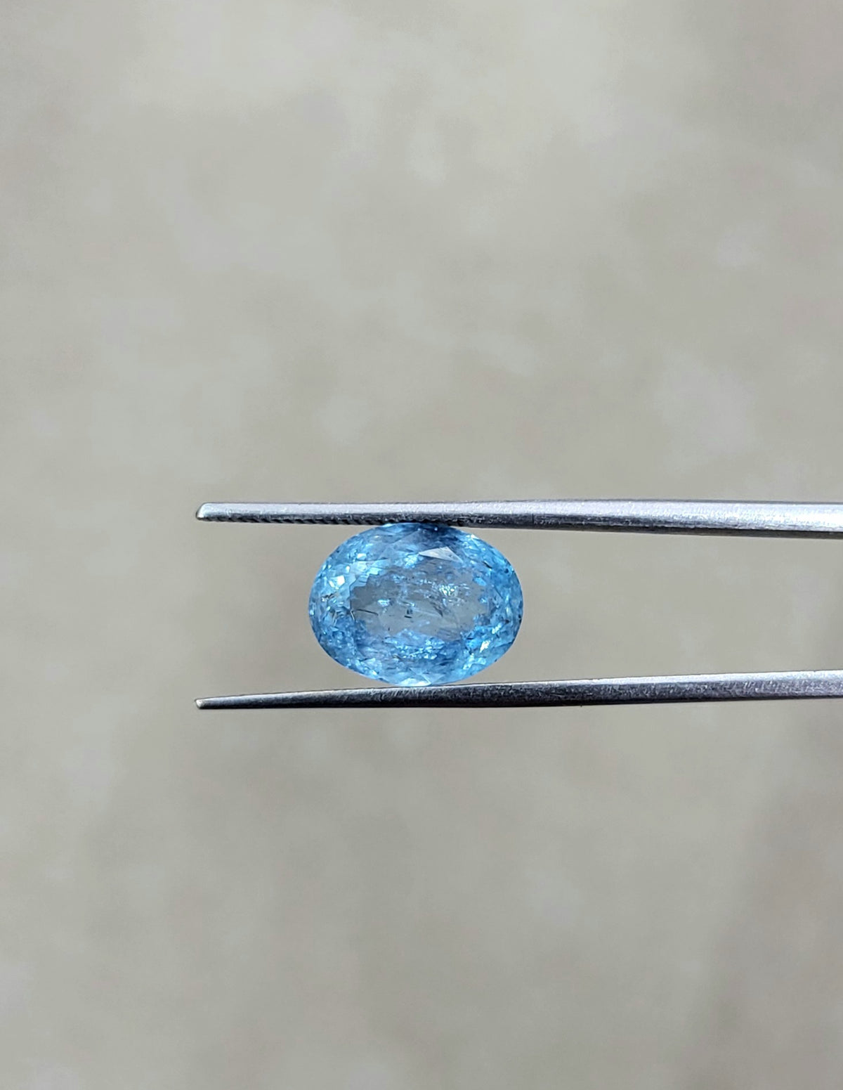 3.80 ct. Natural Blue Aquamarine Oval Shape - #AQ95