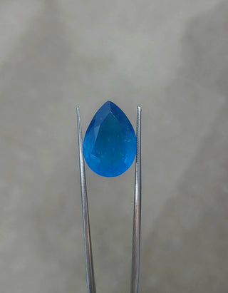 11.51 ct Natural Neon Apatite Pear shape - #AP37