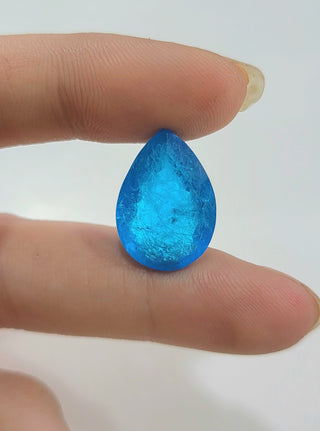 11.51 ct Natural Neon Apatite Pear shape - #AP37