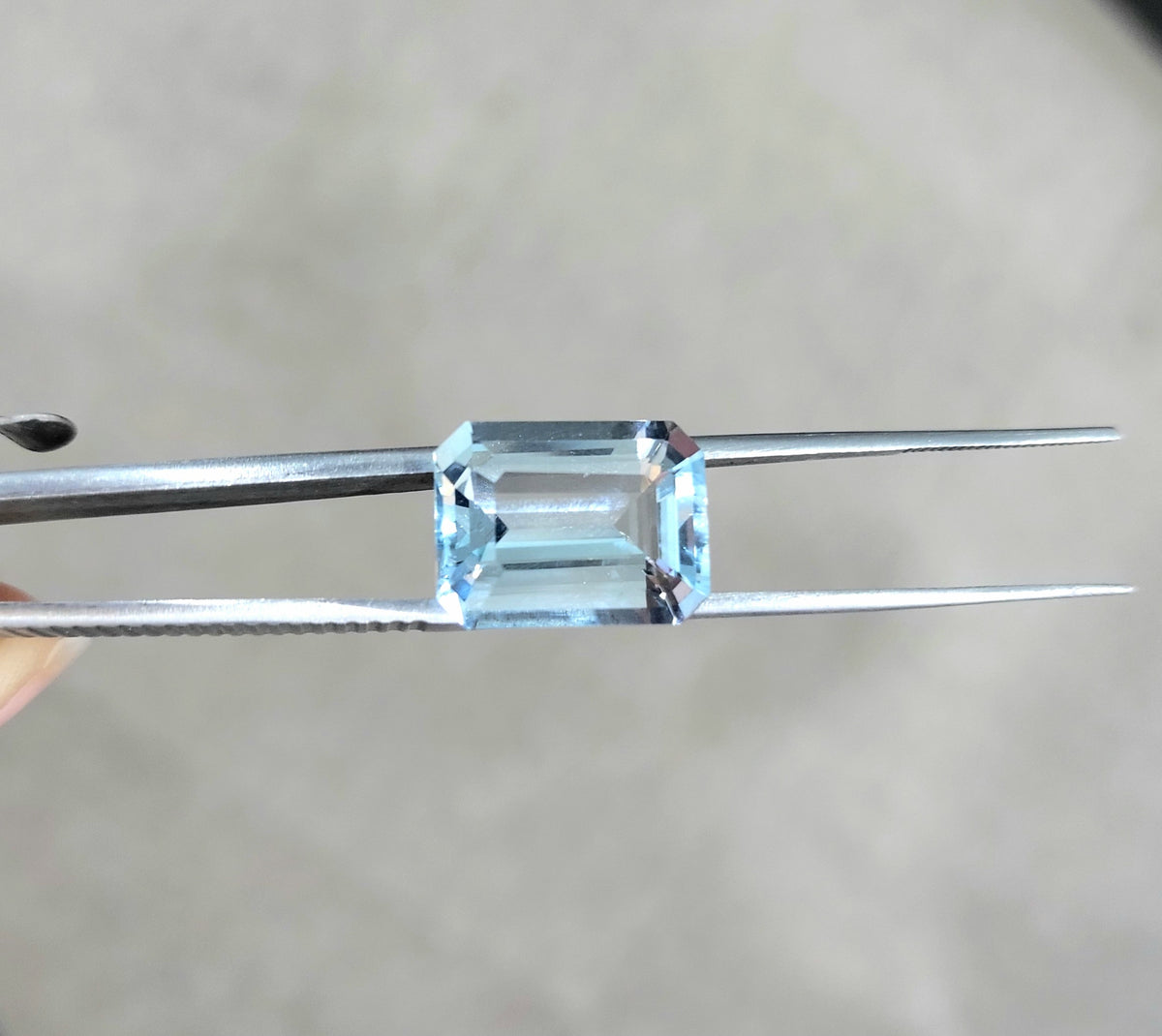 9.07 ct. Natural Blue Aquamarine Octagon Shape - #AQ114