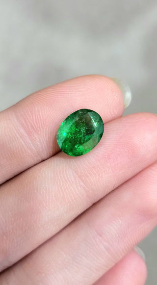 2.95 ct Natural Green Tsavorite Oval shape - #TS23