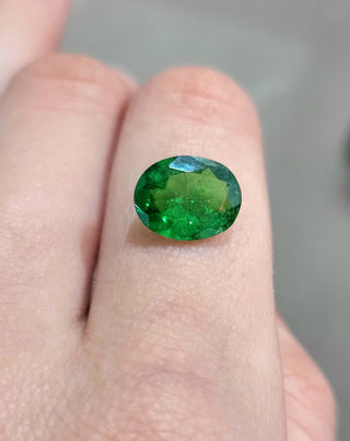 2.95 ct Natural Green Tsavorite Oval shape - #TS23