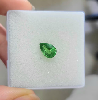 2.10 ct Natural Green Tsavorite Pear shape - #TS24