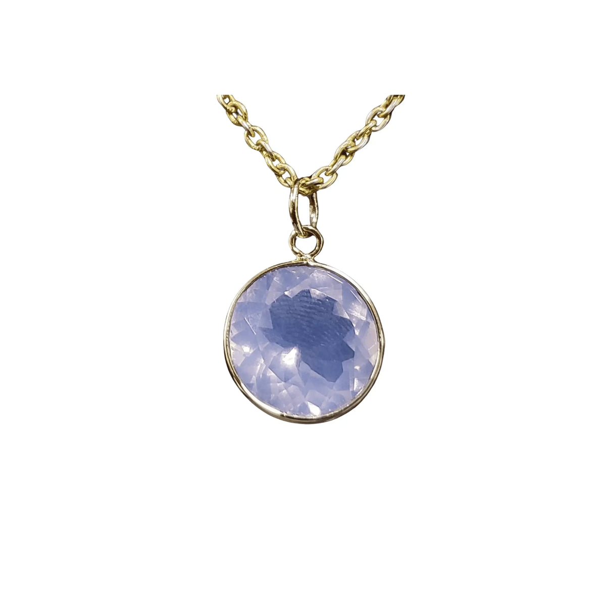 14k Lavender Pendant gold - Natural Quartz For Women - K Jewelry Accessories