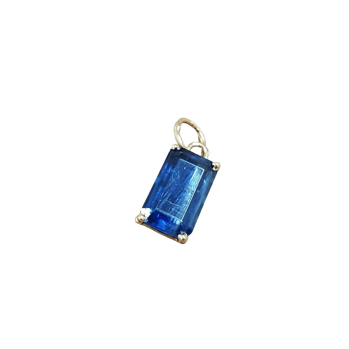 18k Gold Blue Kyanite Pendant Dainty - K Jewelry Accessories