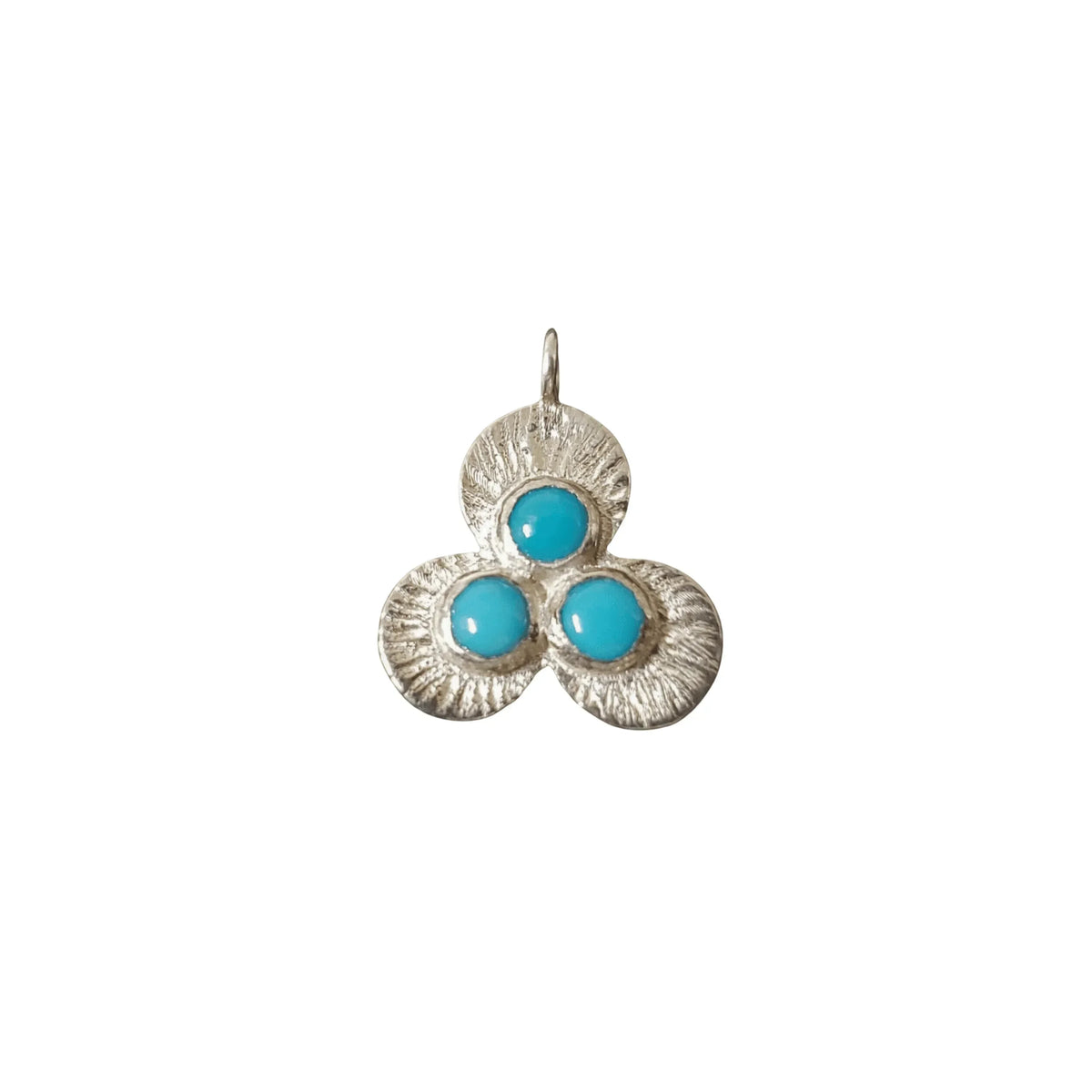 925 Silver Arizona Turquoise Pendant - Sleeping Beauty Charm - K Jewelry Accessories
