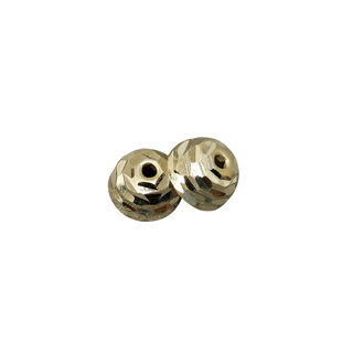 6 mm 18k Gold Half Round Bead - K Jewelry Accessories