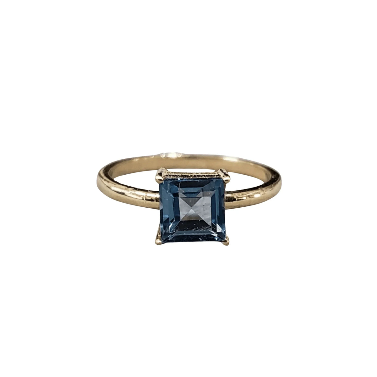 14k Gold London Blue Topaz Ring - K Jewelry Accessories