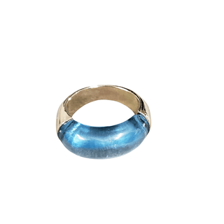 14k Gold Blue Topaz Ring - K Jewelry Accessories