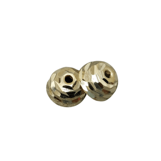 8 MM 18k Gold Half Round Bead - K Jewelry Accessories