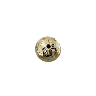 8 mm 18k Gold Half Round Bead - K Jewelry Accessories