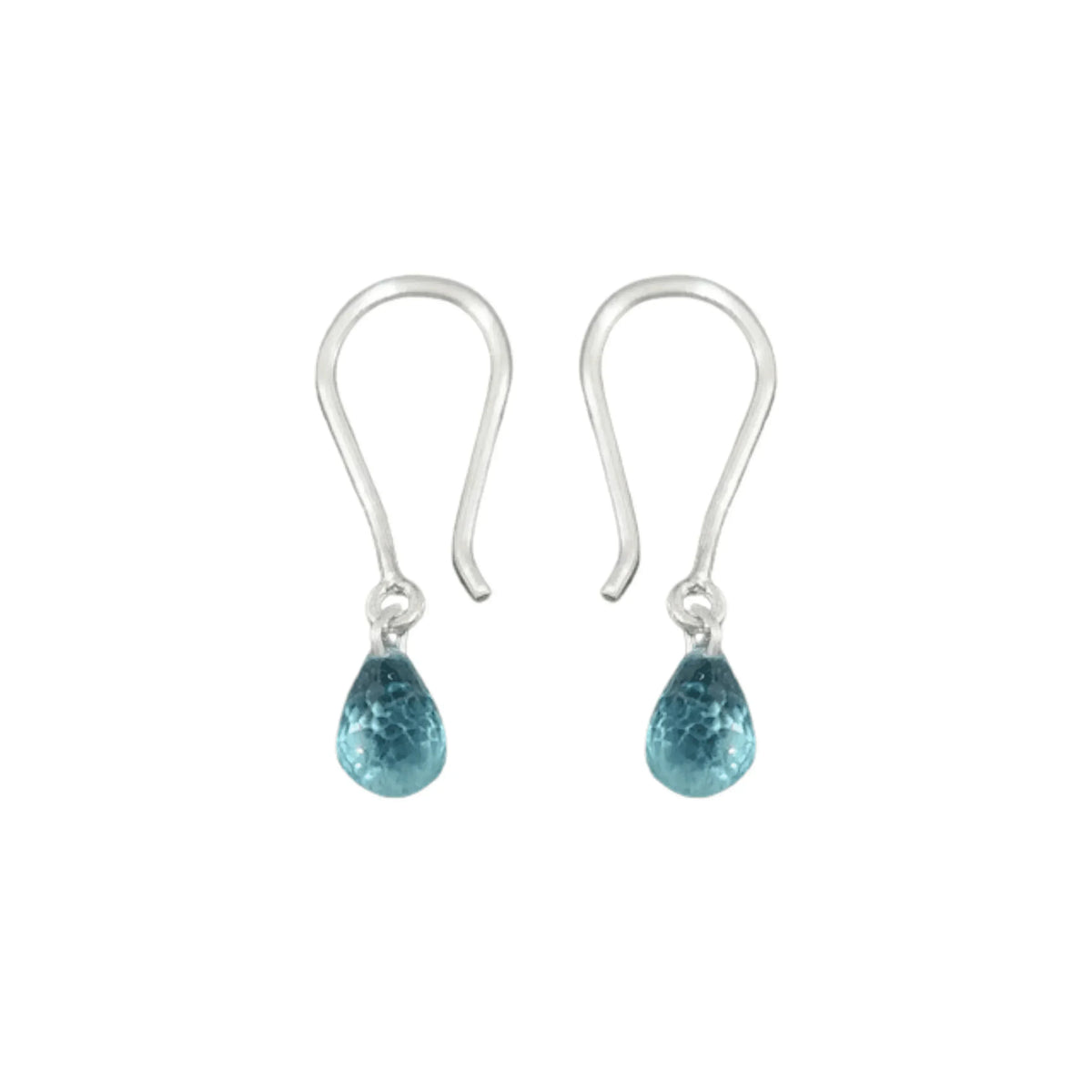 Drop Shaped - 925 Silver Apatite Earrings - K Jewelry Accessories