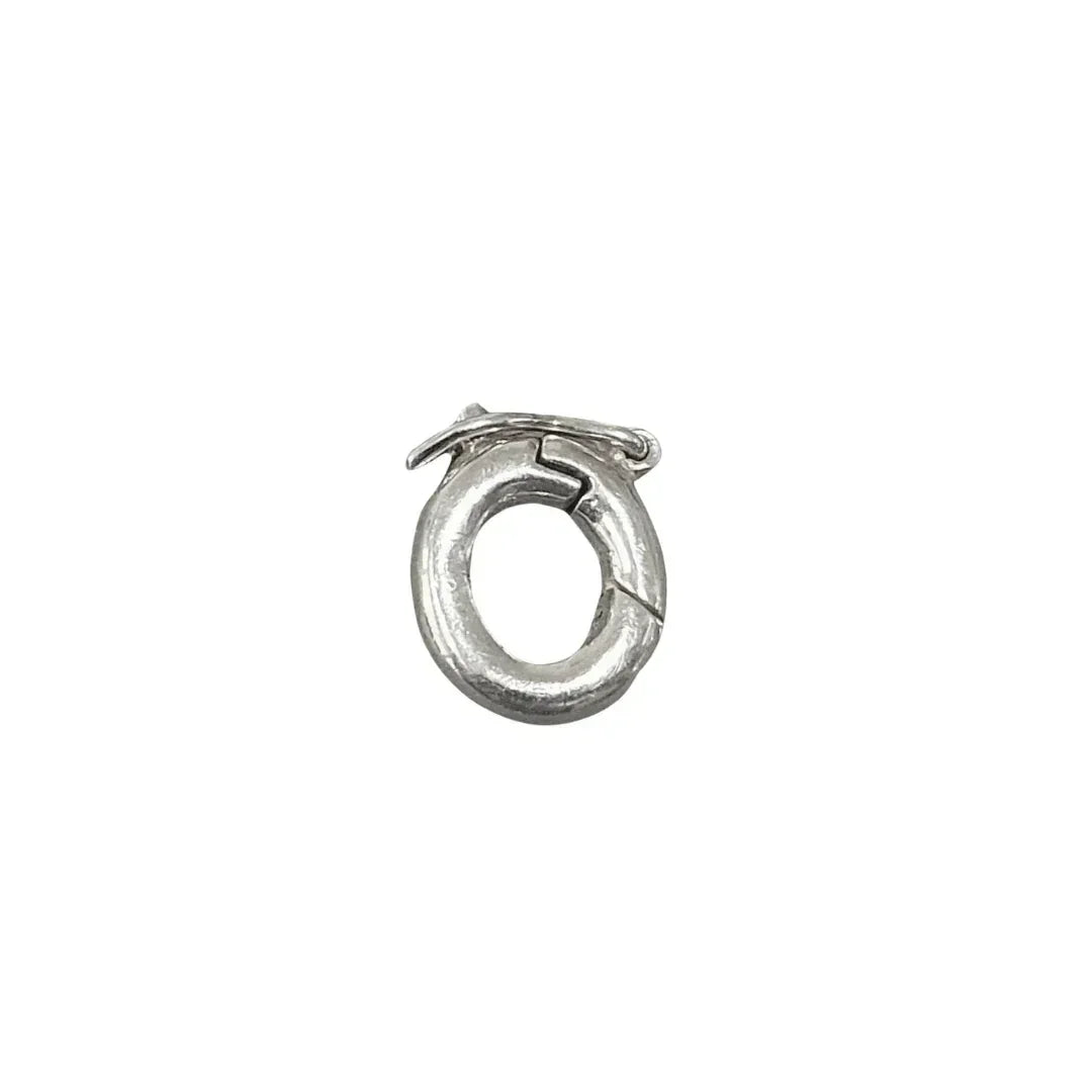 12 x 9 mm 925 Sterling Silver Clasp Oval - K Jewelry Accessories