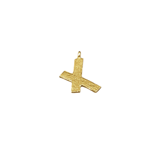 925 Gold Vermeil Charm - K Jewelry Accessories