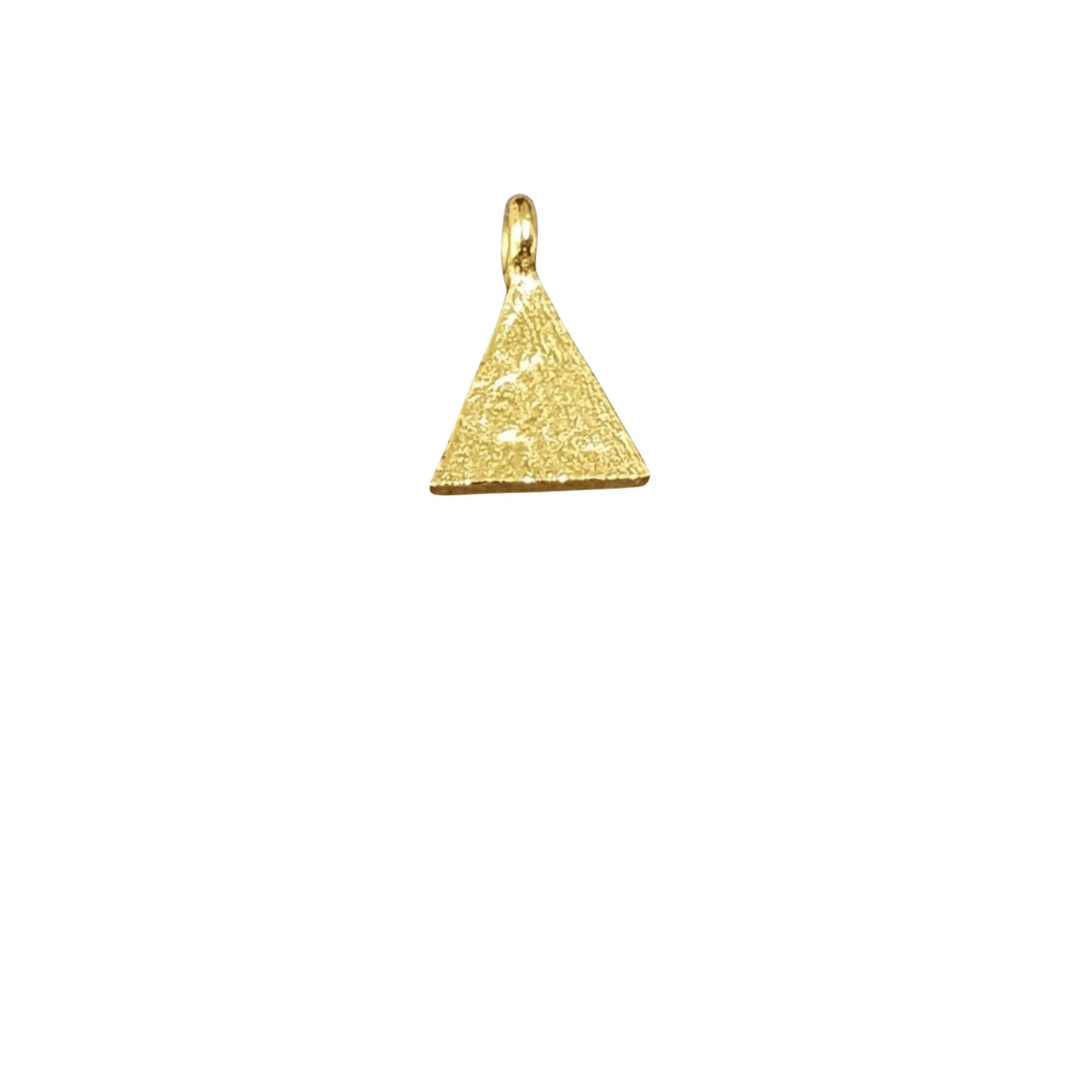 925 Gold Vermeil Charm Triangle Shape For Women - K Jewelry Accessories