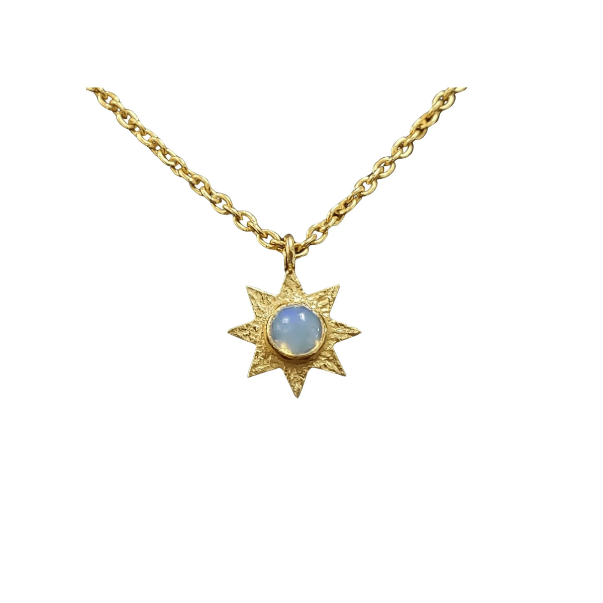 925 Gold Vermeil Opal Star Charm Celestial Glow - K Jewelry Accessories