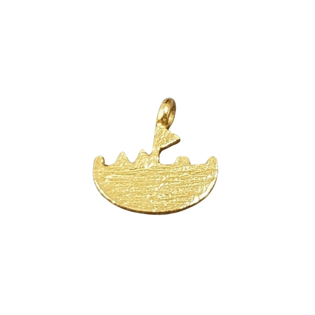 925 Gold Vermeil Cute Boat Charms - Nautical Jewelry - K Jewelry Accessories