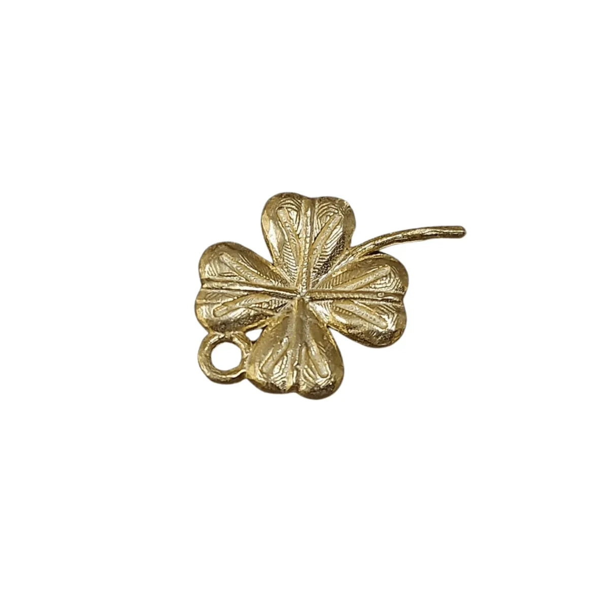 925 Gold Vermeil Clover Charms Lucky & Elegant - K Jewelry Accessories