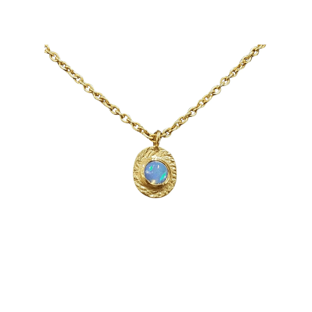 925 Gold Vermeil Opal Charm Best Quality jewelry findings - K Jewelry Accessories