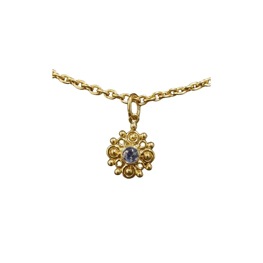 925 Gold Vermeil Rainbow Moonstone Pendant Findings - K Jewelry Accessories